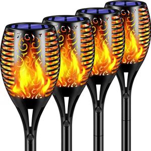 Quality IP65 Waterproof Solar Flame Torch Light 2700K Soft Warm White for sale