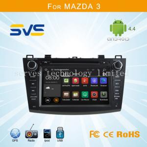 Quality Android 4.4 car dvd player GPS navigation for Mazda 3 2010-2012 with 7 2 din car audio for sale