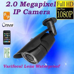 Quality 1080P Full HD IP Camera Outdoor Varifocal Lens infrared Bullet CCTV Camera system for sale