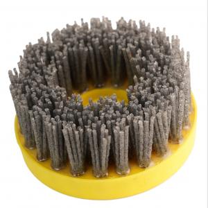 Quality Customized OBM Support 100mm-300mm Nylon Frankfurt Abrasive Brush for Stone Processing for sale