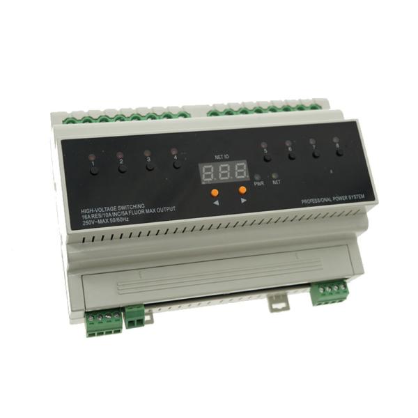 Buy RS-485 Intelliegent System Lighting Control Module With 8 Channels Execution at wholesale prices