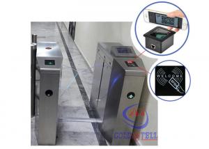 Quality Electromagnetic turnstile mechanism scanner code qr door open for university channel for sale