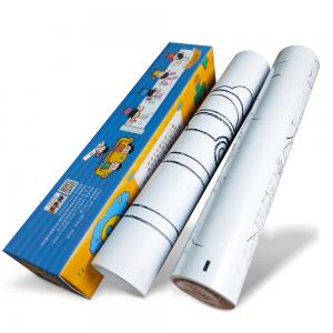 Quality 9.6m Dry Erase Wall Mounted Drawing Paper Roll Modern Teacher Aids for sale