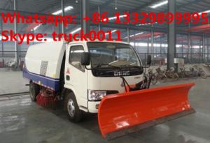 China factory sale best price CLW brand road sweeper truck with snow shovel, hot sale road sweeper truck with snow removal on sale