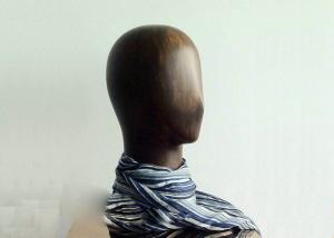 Quality Smooth Surface Fiberglass Mannequin Head For Scarf / Jewelry Store Display for sale