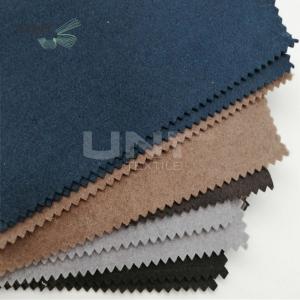 Quality Polyester Wool Mixed Needle Punched Nonwoven Fabric For Under Collar for sale