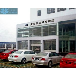 Buy cheap Aluminium Alloy 4m Rail 4000mm Wide Glass Panel Garage Doors from wholesalers