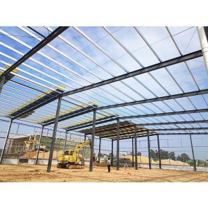 Buy cheap Prefab Metal Building Construction , Large Space Steel Hangar Building from wholesalers