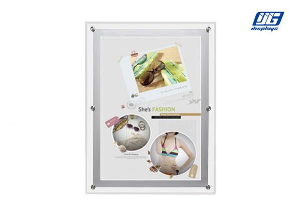 Buy Protrait Back Lighting Crystal LED Light Box Slim Frame Wall Mounting at wholesale prices