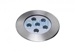6 * 2W LED Underground Floor Light with Remote LED Driver , High Power LED In Ground Spotlights