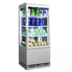Quality Commercial Four Side Table Top Glass Door Display Freezer for sale