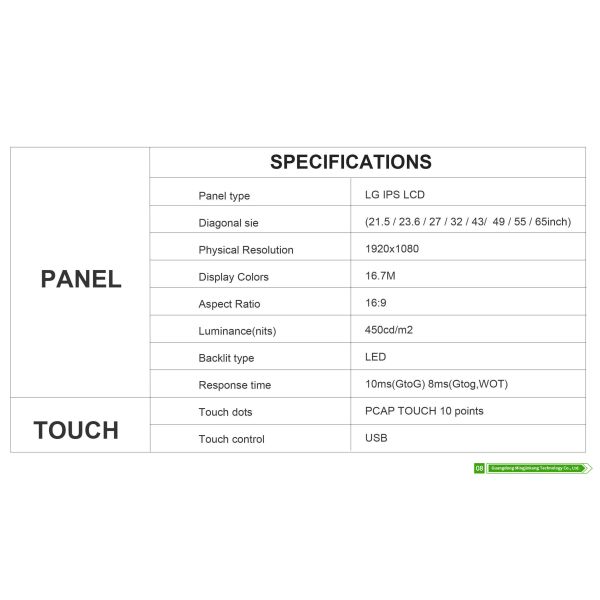 43-Inch Android Smart Video Touch Screen Kiosk Indoor Interactive Information Digital Display Board