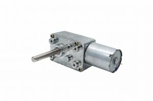 Quality Dc Micro Worm Gear Motor With Encoder Gearbox 24V For Household Applications for sale