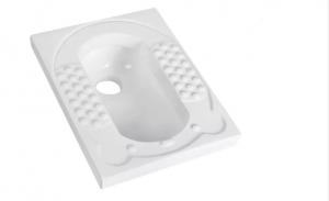 Quality Cleaning glaze Wc Squatting Pan Turkish Style Squat Toilets Flushing fitting for sale