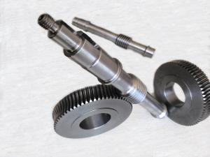 Quality ZA Type Nodular Cast Iron Worm Wheel And Worm Shaft 1.5 Module for sale