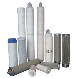 Quality 20 Inch Pleated Membrane Filter Cartridge for Custom 0.05 0.2 0.45 0.5 Micron Water Filter for sale