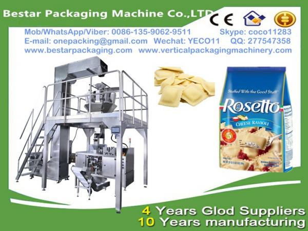 Buy frozen ravioli packing machine with MultiHead Weigher Filling VFFS premade bag Machine at wholesale prices