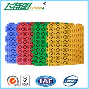 Quality Plastic Playground Rubber Flooring All Weather Multifunction 97% Rebound Rate for sale
