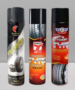 Quality 750ml / 500ml Tire Cleaner Spray Tire Cleaner And Shine For Car 12pcs/Carton for sale