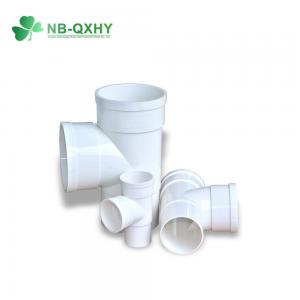 Quality Pn16 Pressure Rating Round Head Code PVC Pipe Fitting for Water Drainage in Bathroom for sale