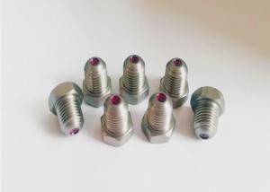 Quality Stainless Steel Paper Machine Parts High Water Pressure Lined Ruby Needle Nozzle for sale