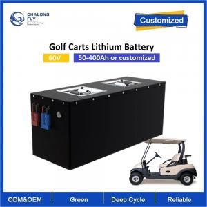 Quality 60V Lithium LiFePO4 OEM Power Battery Pack With Forklift AGV RGV Golf Cart Robot Motorcycles Scooter With 6000cycles for sale