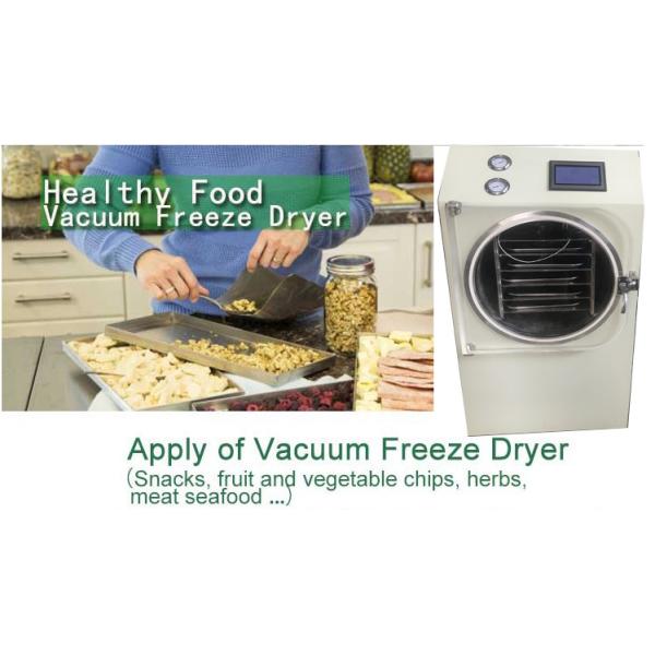 Small Scale Kitchen Freeze Dryer Lyophilizer Automatic Overheat Protection