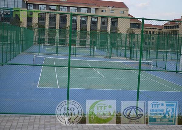 Buy Outdoor Artificial Tennis Playing Surfaces Anti Abrasion Easy To Install at wholesale prices