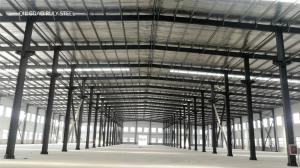 China Large Span Prefab Steel Structure Galvanized Anti Rust Insulation Ventilation System on sale