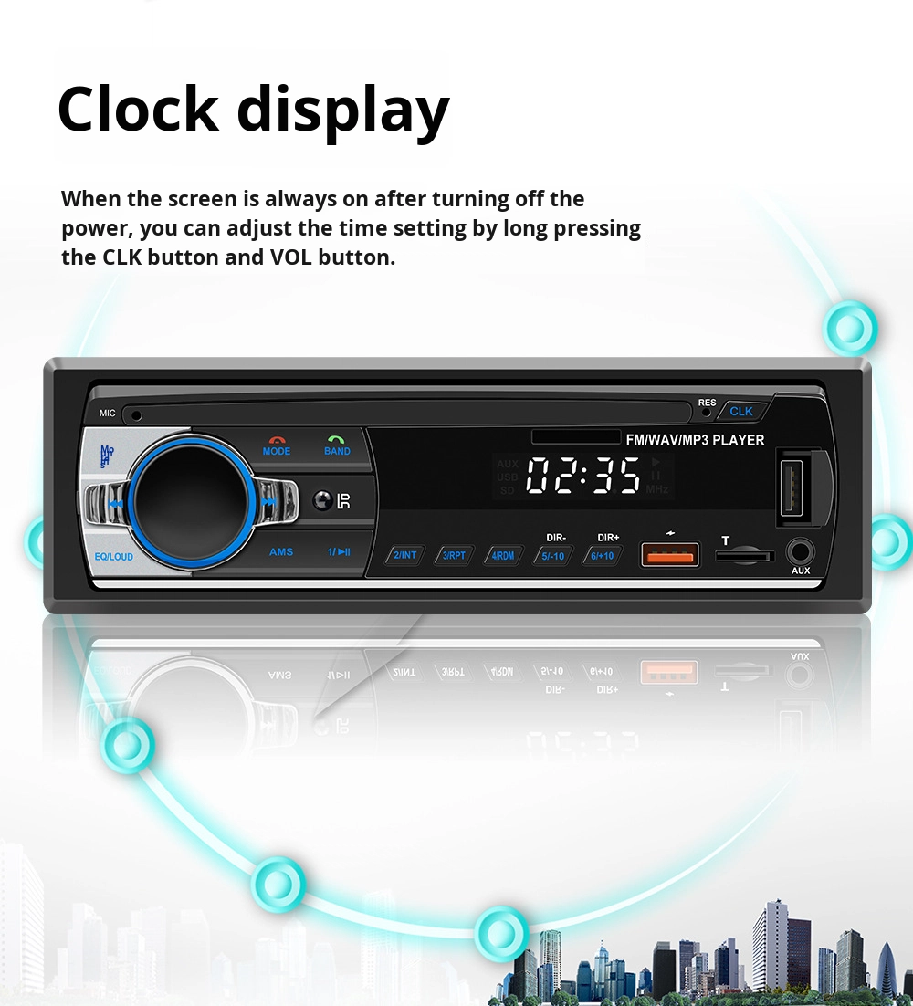 Creatall Neutral JSD-530L Car MP3 Player with USB Connection for Bluetooth Card Radio Central Control Lossless Sound Quality