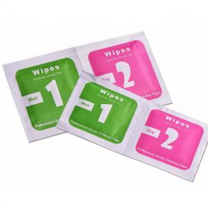 China Paper Plastic Type Wet Dry Lens Cleaning Wet Wipes Customized for Your Specifications on sale