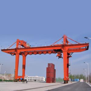 Quality Container Mobile Gantry Crane Rail Mounted Customized Cabin Control for sale