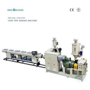 Quality Single Screw 38CrMoALA HDPE Pipe Extrusion Machine Line OEM for sale