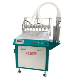 Buy cheap Six Heads Glue Dispensing Robot 50Hz - 60Hz Automated Glue Dispenser For Back from wholesalers