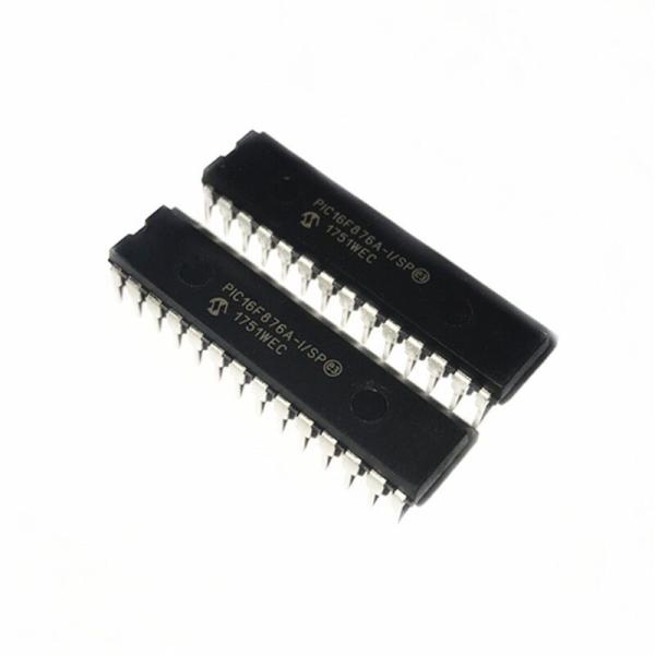 Buy PIC16F876A-I/SP PIC16F876A MCU Microcontroller IC 8-Bit 16F 20MHz 14KB FLASH 28-SPDIP Enhanced Flash Microcontroller at wholesale prices