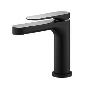 China Matt black&chrome Wash basin Faucet  25mm Ceramic Cartridge  Faucet on sale