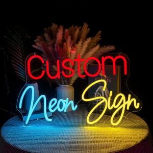 Quality Custom LED Neon Light Happy Birthday Led Light Sign Letters For Party Home Decoration for sale