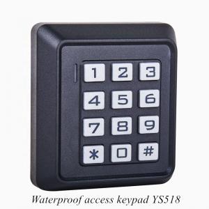 Quality Auto Door Keypad Waterproof IP68 RFID 125khz Access Control Keypad Coded Door Entry Systems Stand-Alone With 2000 Users for sale
