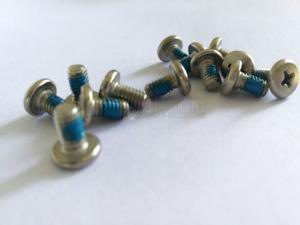 Quality Stainless Steel 304 316 Machine screw Cheese Cross Phillips Head with Blue Nylok Nylon Patch for sale