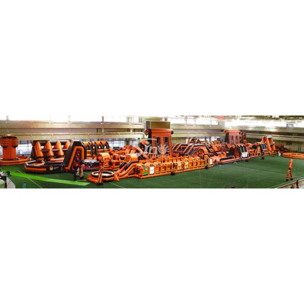 402m World 'S Longest Bouncy Castle Adults Inflatable Obstacle Course For Sale For Indoor And Outdoor Obstacle Race