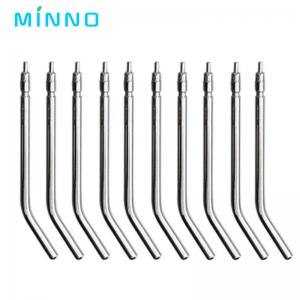 Quality 10pcs Stainless Steel Dental Air Triple Syringe 3 Way Dental Air Water Spray Syringe Nozzles Tips for sale