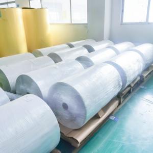 China Wear Resistant Acrylic Coated Paper , Adhesive Paper Roll 120u Surface Thickness on sale