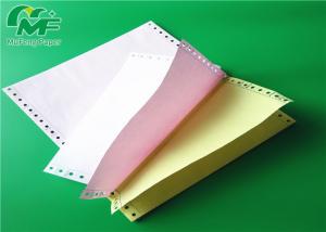 China Perforated 3 Part Carbonless Computer Paper , Carbonless Paper For Laser Printers on sale