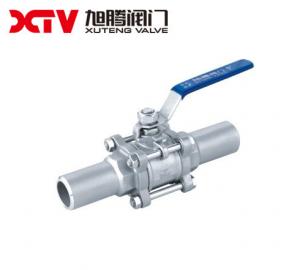 Quality Welding Connection Form 3-PCS Floating Ball Valve Q61F Structure for sale