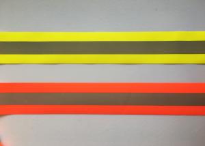 Quality 100% Polyester High Visibility Silver reflective tapes for Safety Vests / clothing for sale