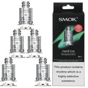 China Smok Nord Pro Coil 5pcs Vape Coil Replacement Mesh Coil For DL / MTL on sale