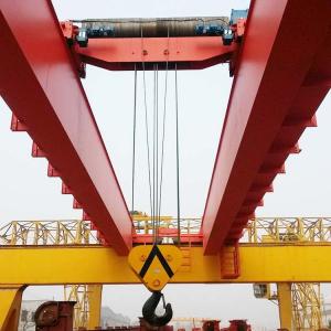 Quality 20ton electric double girder overhead crane with magnet price for sale