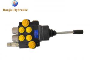 Quality One Joystick Control 2 Way Hydraulic Diverter Valve , Hydraulic Motor Control Valve for sale