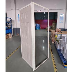 Quality Customized Slimline Aluminium French Doors White Anti Theft for sale