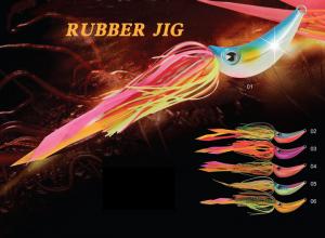 China New design rubber jig bait fishing lure JWRBJG01 on sale